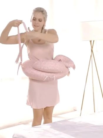 Lucky Day Luxury Nursing Pillow in Pink