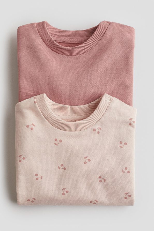 2-Piece Cotton Sweatshirt Set