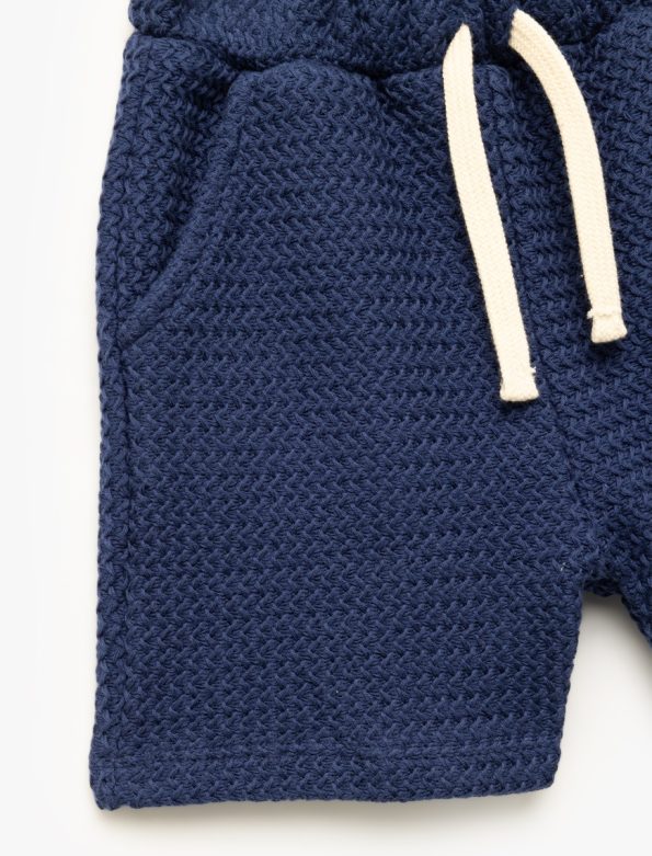 Boys' Cotton Pocketed Elastic Waist Basic Shorts
