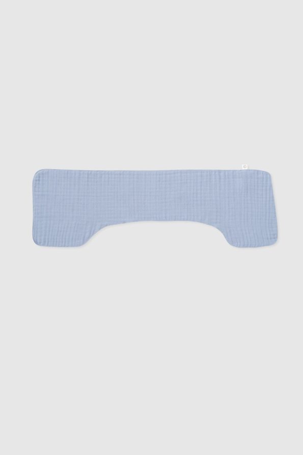 Organic Cotton Four-Layer Muslin Baby Shoulder Wrap Blue