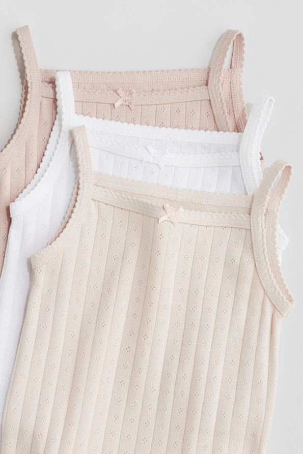 Set of 3 Sleeveless Bodysuits