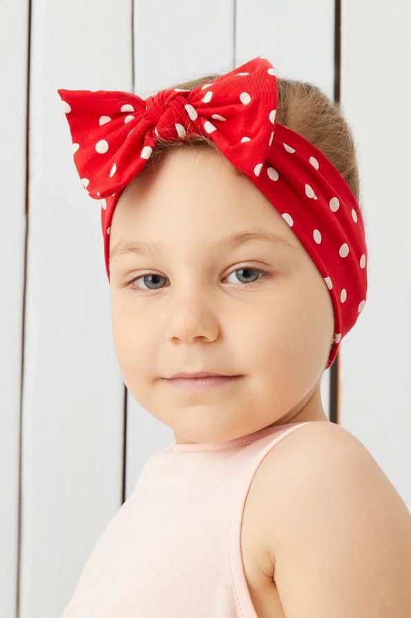 Babygiz Handmade Soft Bow Tied Natural Cotton Jersey Baby Girl Bandana Best Of Series