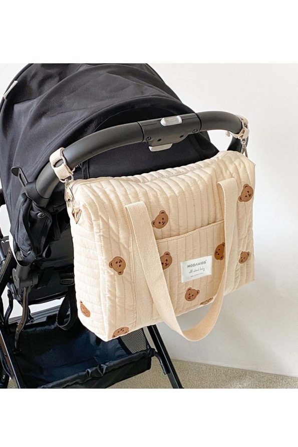 Modakids Quilted Waterproof Stroller Organizer Bag