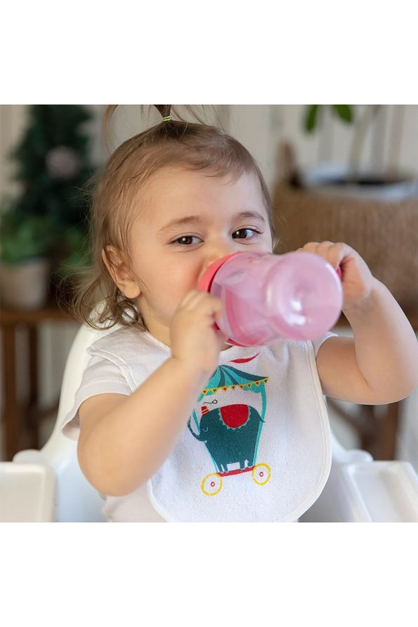 Mycey Spill-Proof Cup with Handle Love