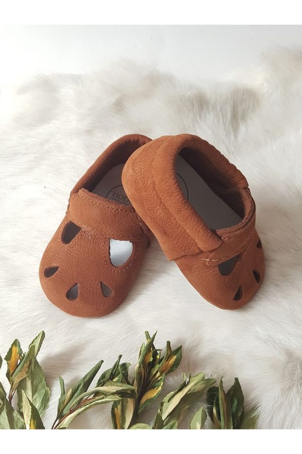 Hodore Wizy Tan Genuine Leather Moccasins