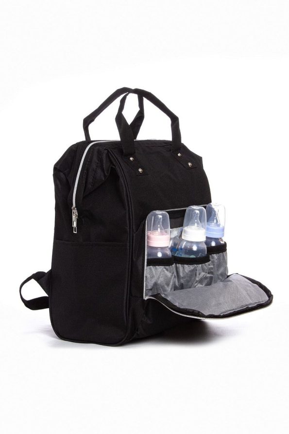 Sweet Anne Baby Care Backpack with Insulated Bottle Holder and Waterproof Strap