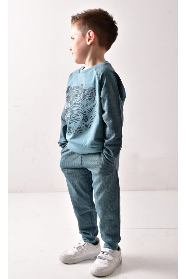 Banadamoda Boys' Embossed Print Tracksuit