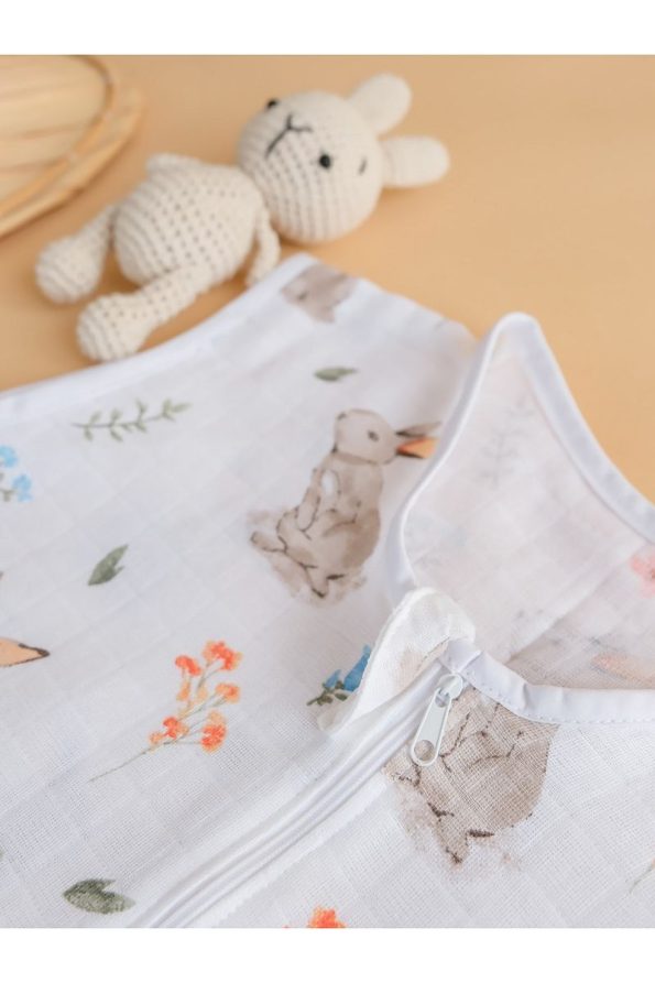 LUCEAT&PAMPER Oeko-Tex Certified Summer Muslin Sleeping Bag for Babies