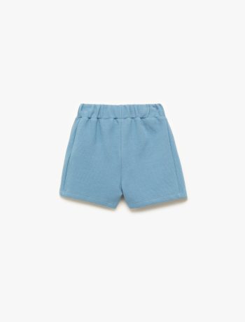 Boys' Cotton Elastic Waist Basic Shorts