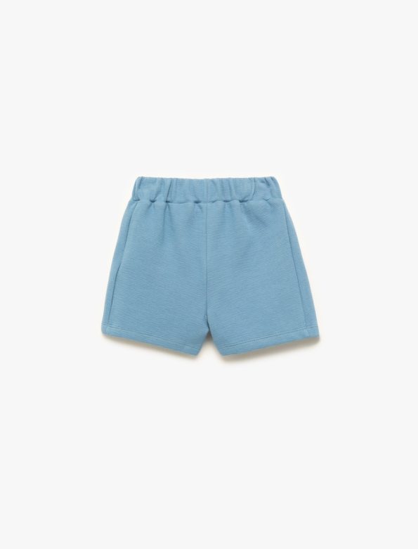 Boys' Cotton Elastic Waist Basic Shorts