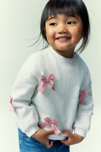 Patterned Detail Sweatshirt