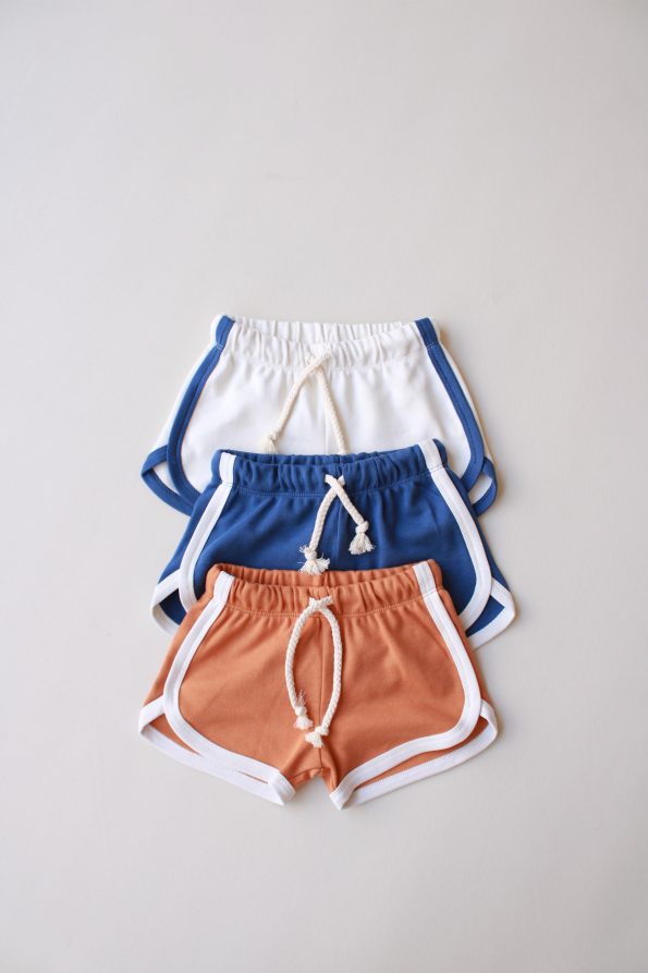 3-Piece Trimmed Cotton Shorts Model 4