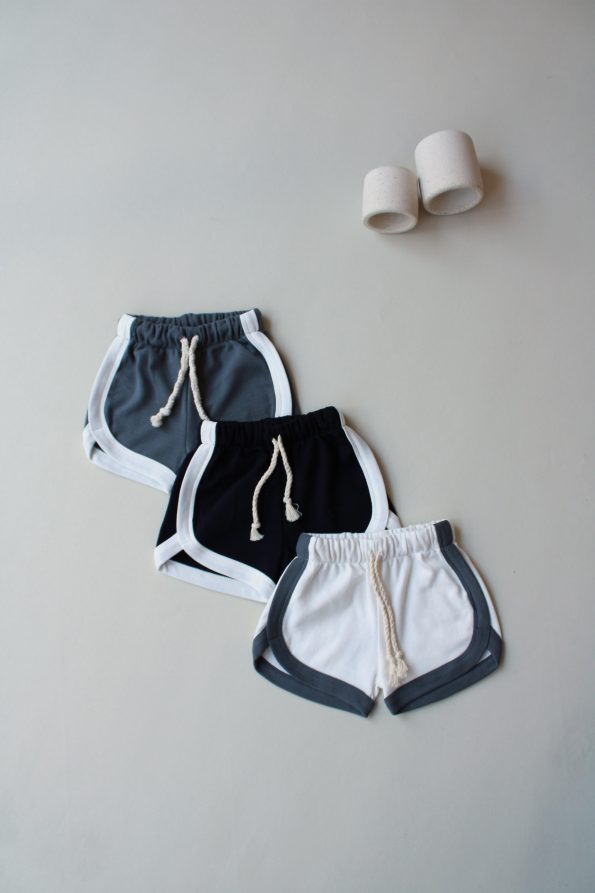 3-Piece Trimmed Cotton Shorts Model 7
