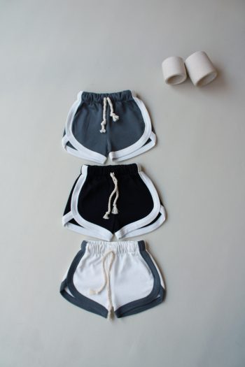 3-Piece Trimmed Cotton Shorts Model 7