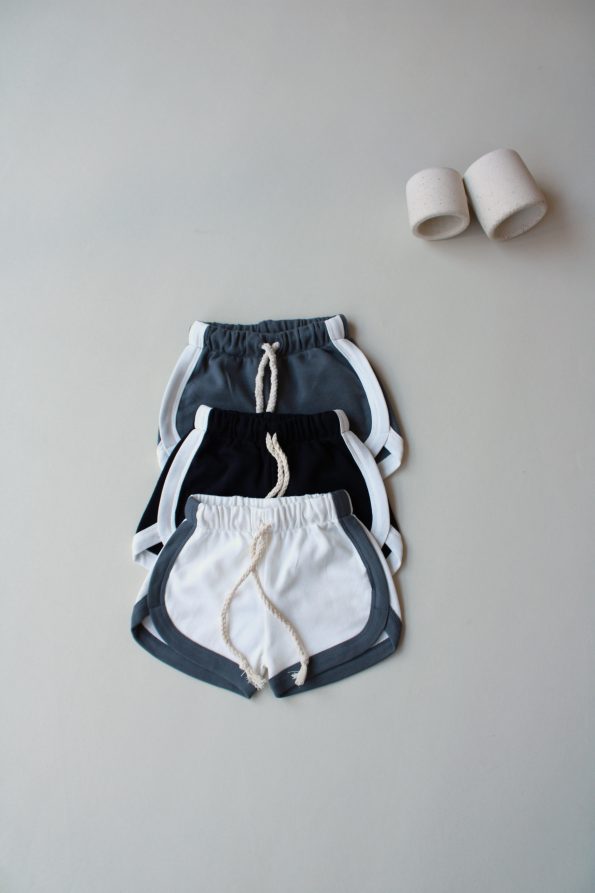 3-Piece Trimmed Cotton Shorts Model 7
