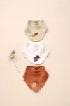 3-Piece Embroidered Bib Set Model 3