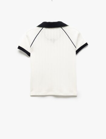Girls' Cotton Short Sleeve Pique Polo Shirt
