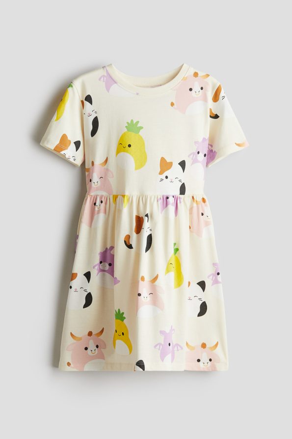 Printed Jersey Dress