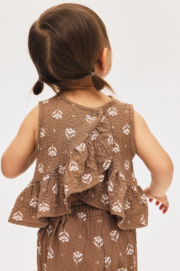 Two-Piece Top and Pants Set