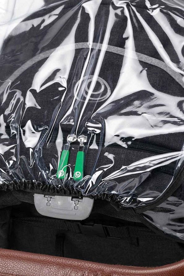 MorBebe Ultra Luxury Zip-Up Baby Stroller Rain Cover - Black