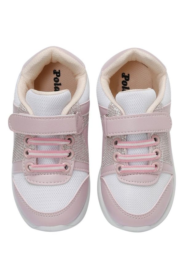 Polaris Pink Girls' Sports Shoes