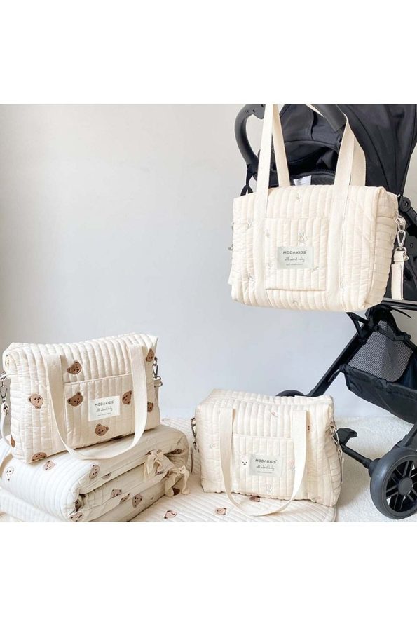 Modakids Quilted Waterproof Baby Stroller Organizer Bag