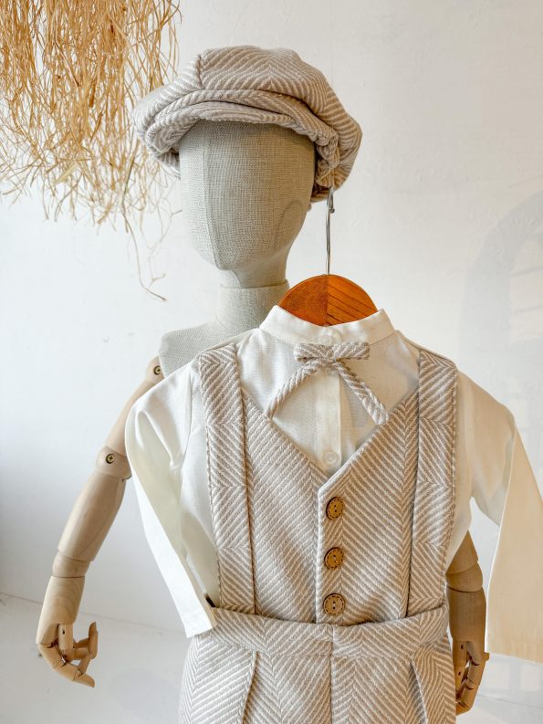 THEO Beige Overall - Shirt