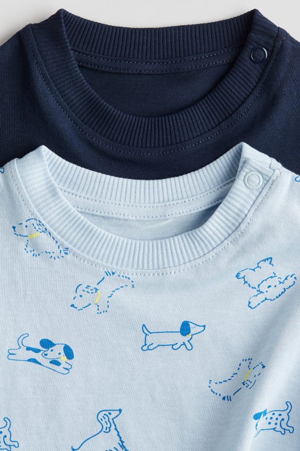 Set of 2 Cotton T-Shirts