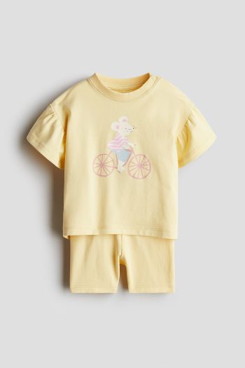 2-Piece Cotton Jersey Set