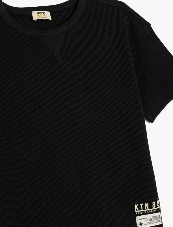 Boys' Basic Short Sleeve Cotton T-Shirt