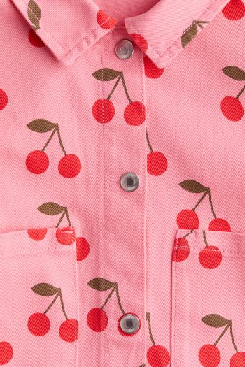 Printed Gabardine Jacket