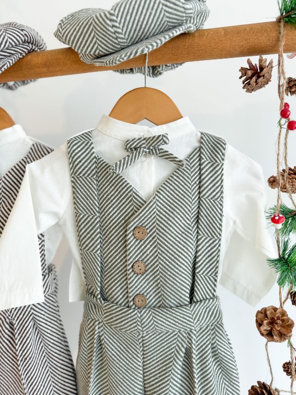 THEO HAKI DUNGAREE-SHIRT