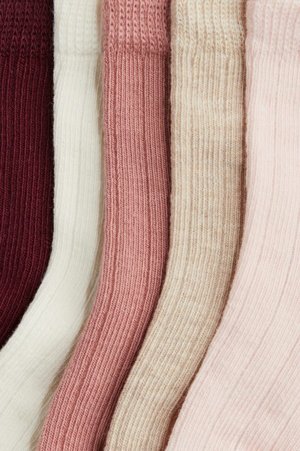 5-Pair Knit Socks