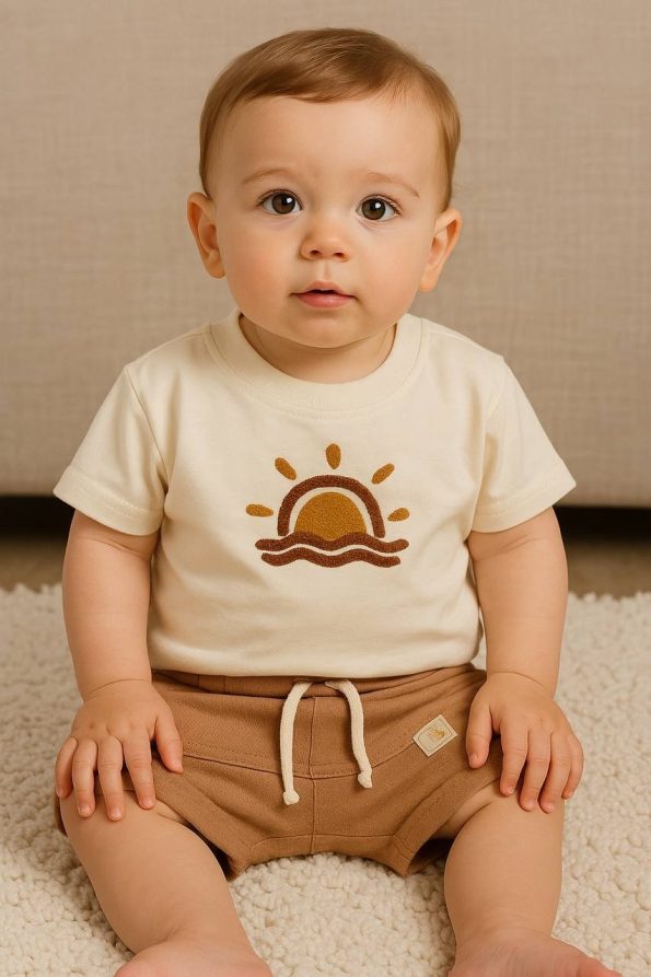 Boys' Sun-Print Short Set