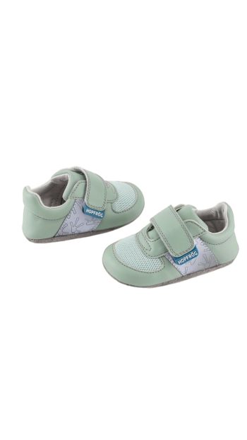 HOPFRÖG Smart Walker First Prime Airy Green Barefoot Baby Shoes