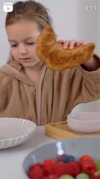 Soft Cotton Unisex Kids' Bathrobe in Beige with Ears