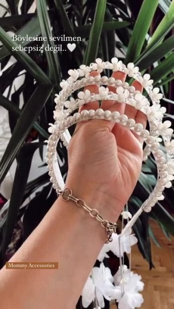 Mommy Accessories Double Row Mother-Baby Crown