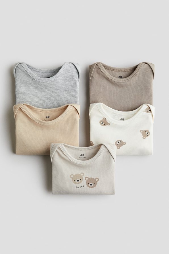 5-Pack Long Sleeve Bodysuits