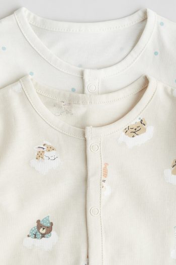 2-Piece Cotton Printed Pajama Set