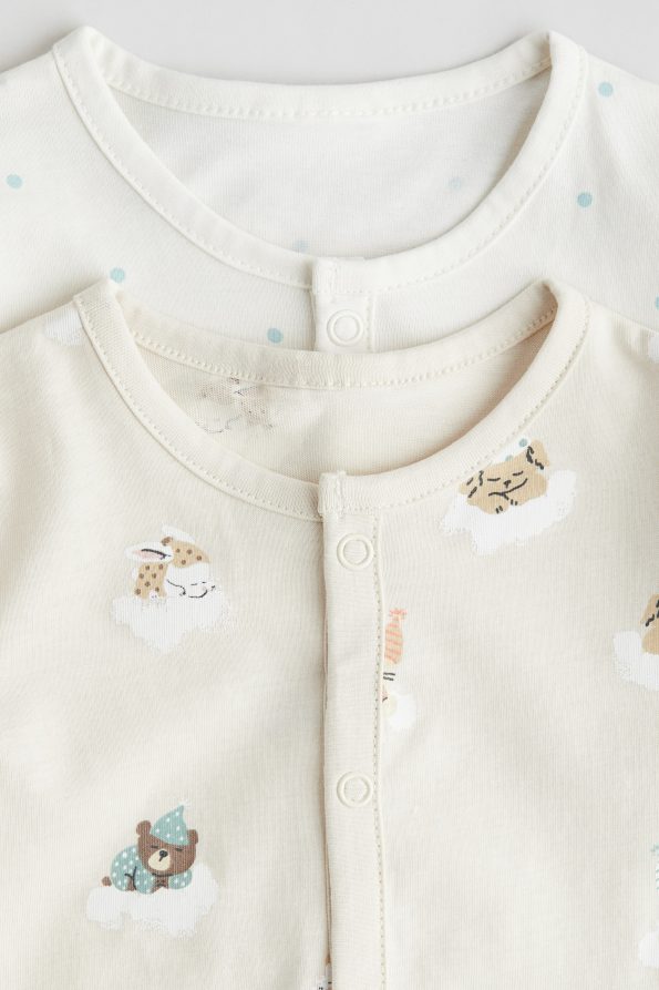 2-Piece Cotton Printed Pajama Set