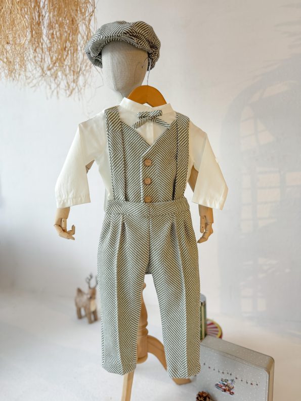 THEO HAKI DUNGAREE-SHIRT