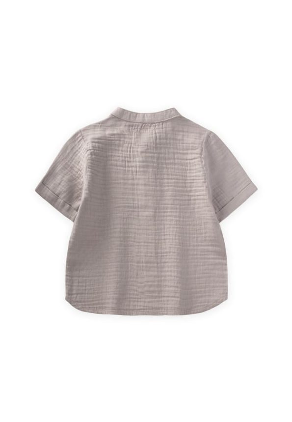 Muslin Shirt for Ages 2-10 in Gray