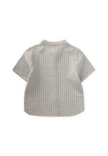 Muslin Shirt for Ages 2-10 Blue Striped