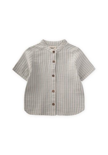 Muslin Shirt for Ages 2-10 Blue Striped