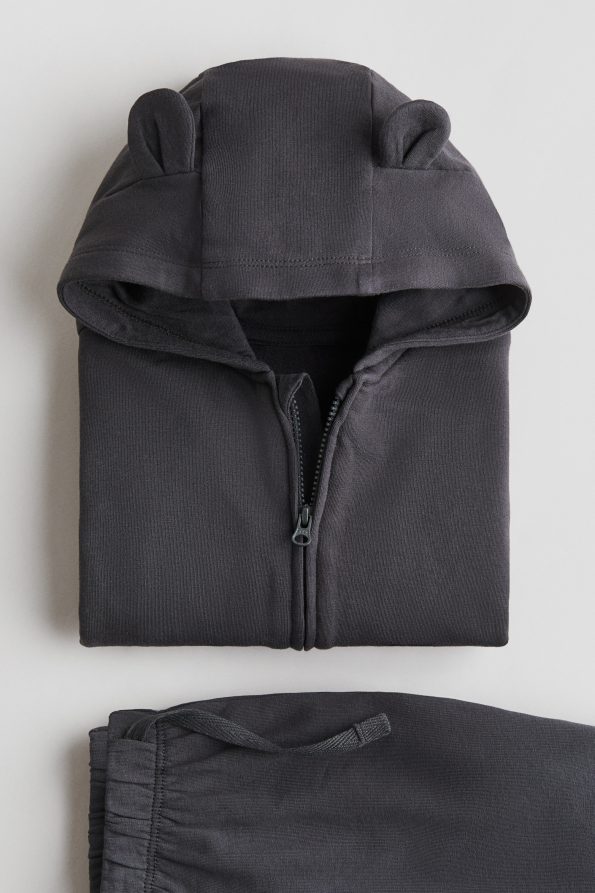 2-Piece Hoodie Top and Jogger Pants Set