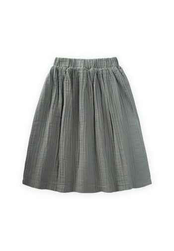 Organic Muslin Skirt for Ages 2-8 in Sage Green