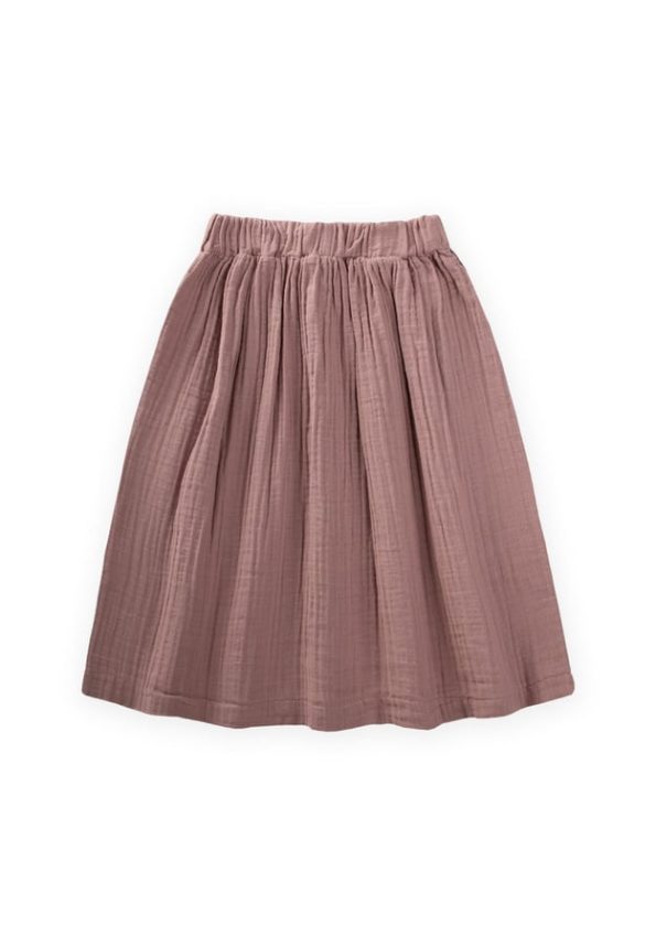 Organic Muslin Skirt for Ages 2-8 Copper