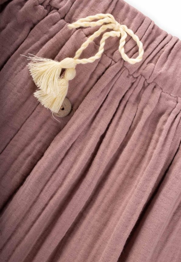 Organic Muslin Skirt for Ages 2-8 Copper