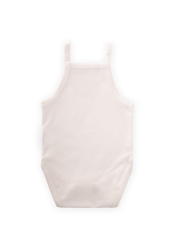 Strap Bodysuit for Ages 0-3 Off-White