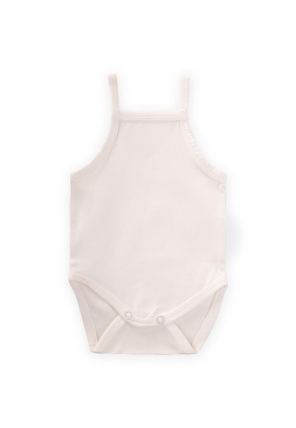 Strap Bodysuit for Ages 0-3 Off-White